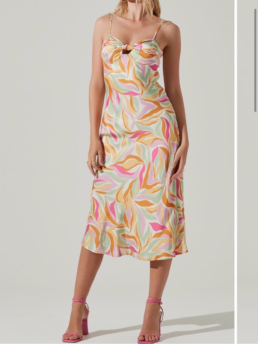 ASTR the Label Mariela Satin Dress